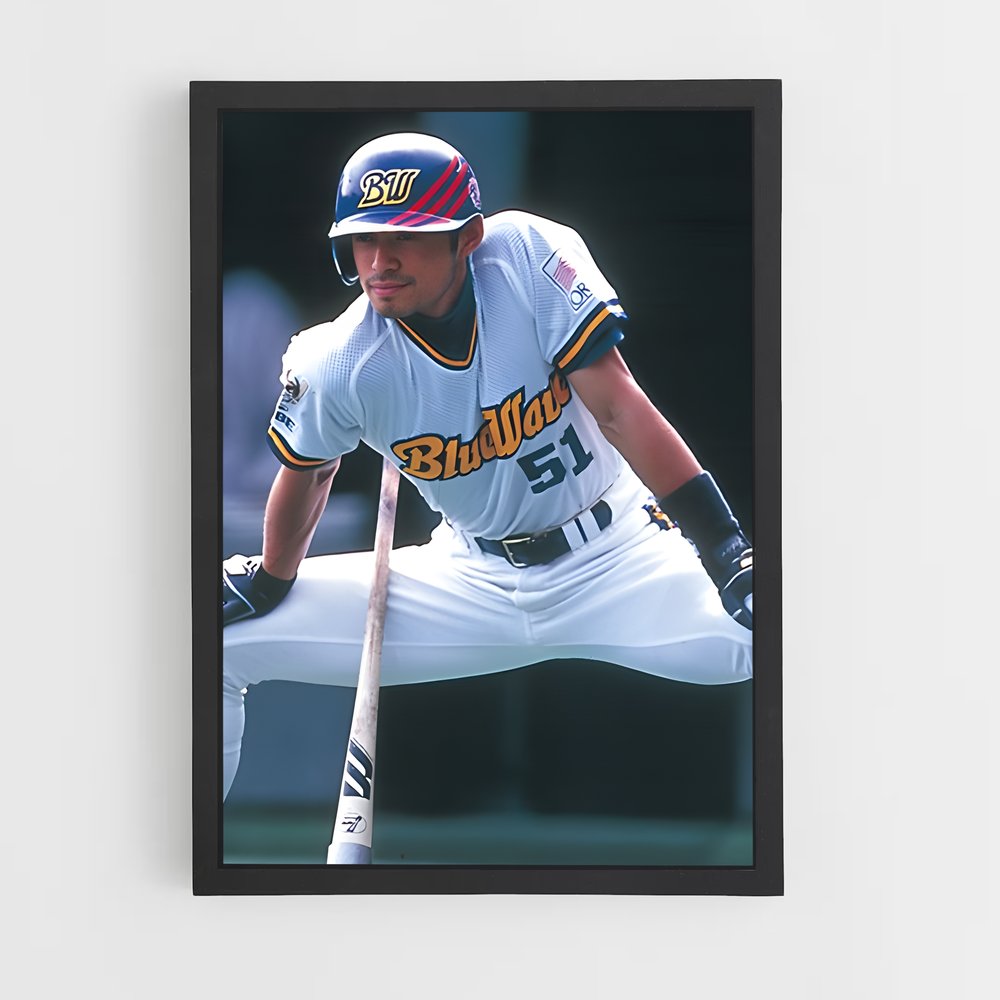 Poster La Légende d'Ichiro – affiche Baseball (vue 2)